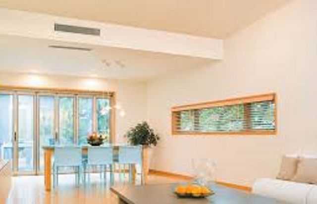 Group Instals Ser SL. casa moderna con sistema de aire acondicionado