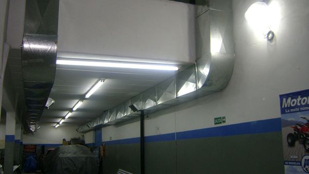 Soluciones Energéticas y Reformas, S.L. parqueadero con extractores de humo